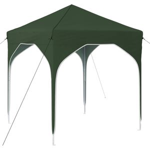 vidaXL Pop-up svinību teltis 194 x 194 x 245 cm Zaļa