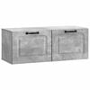 vidaXL Sienā piestiprināms TV skapis Betona pelēks 78,5 x 31 x 30 cm