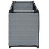 vidaXL uzglabā&scaron;anas kaste, pelēka, 105x34,5x45 cm, audums