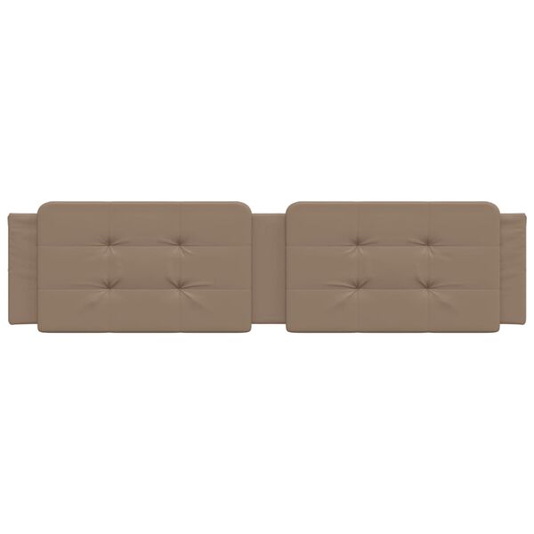 vidaXL galvgaļa spilvens, Zadar, kapučīno, 200 cm, mākslīgā āda