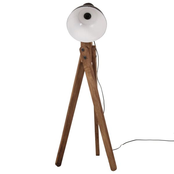 vidaXL grīdas lampa, 25 W, melna, 45x45x120 cm, E27
