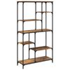vidaXL Grāmatu plaukts Vecs koks 99 x 35,5 x 176 cm Inženierijas koks