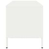 vidaXL TV skapītis, balts, 101,5x39x43,5 cm, auksti velmēts tērauds