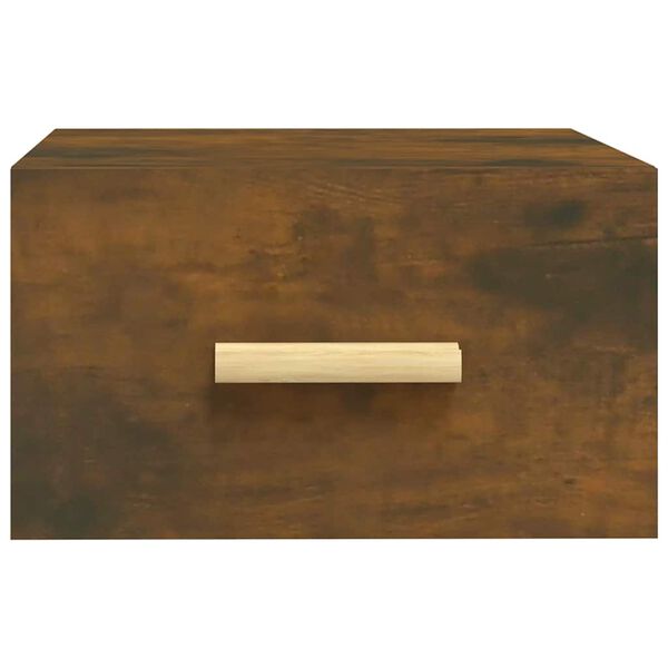 vidaXL sienas naktsskapītis, ozolkoka krāsa, 35x35x20 cm