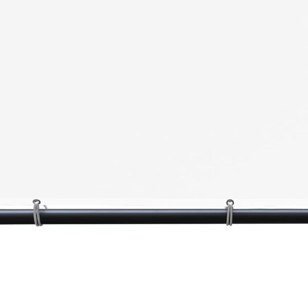 vidaXL dārza nojume ar jumtu, 3x3 m, balta, 180 g/m&sup2;