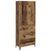 vidaXL Augstais skapītis Vecs koks 69,5 x 34 x 180 cm