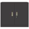 vidaXL Skapītis Melns 80 x 40 x 70 cm Tērauds