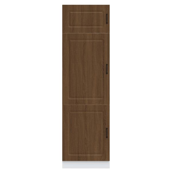 vidaXL virtuves skapis "Kalmar" brūna ozola inženierijas koks