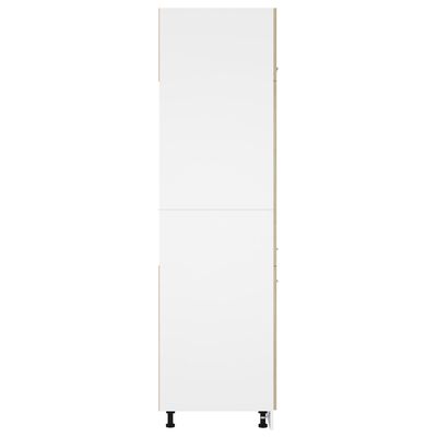 vidaXL ledusskapja skapis, ozolkoka krāsā, 60x57x207 cm