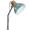 vidaXL grīdas lampa, 25 W, bružāti zila, 30x30x100-150 cm E27