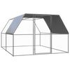 vidaXL vistu būris, 3x4x2 m, cinkots tērauds