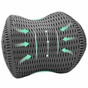 vidaXL Kakla spilvens Regulējams Pelēks 31 x 22 x 13 cm Atmiņas putas