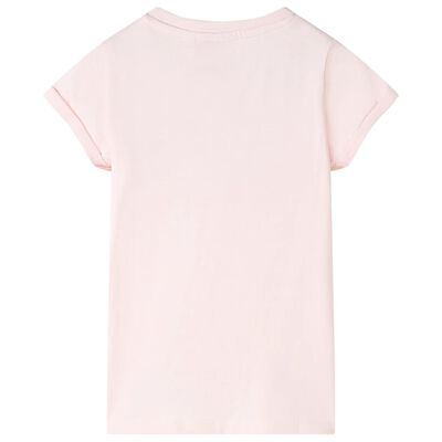 Bērnu T-krekls, maigi rozā, 92