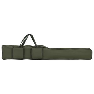 vidaXL mak&scaron;ķeres soma, tum&scaron;i zaļa, 150 cm, Oksfordas audums