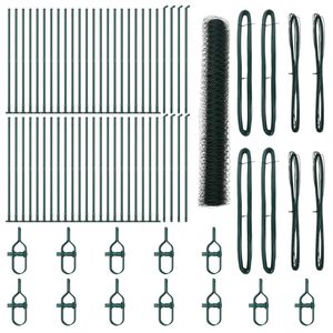 vidaXL Žoga āķis Zaļa