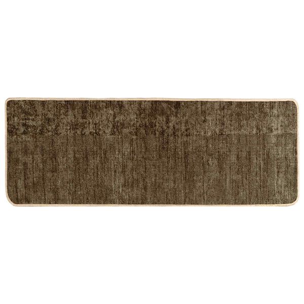 vidaXL Paklāja ceļ&scaron; MARSA Meža zaļa 250 x 100 cm Poliesters un PVC