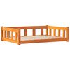 vidaXL Suņu gulta Vaks brūns 100 x 70 x 28 cm Ciets priedes koks