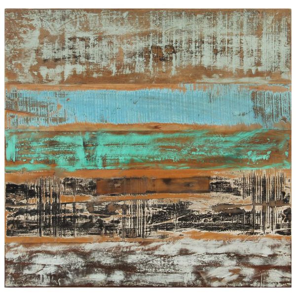 vidaXL virtuves galds, 82x80x76 cm, pārstrādāts masīvkoks