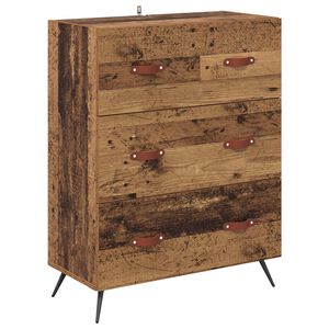 vidaXL Drīzā rokas Vecs koks 69,5 x 34 x 90 cm Inženierijas koks
