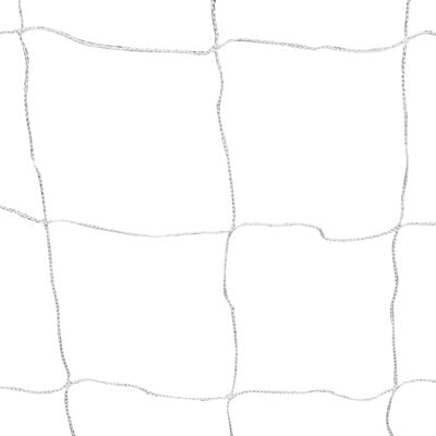 vidaXL futbola vārti ar tīklu, 182x61x122 cm, tērauds, balti