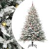vidaXL Zaļa 210 cm PVC un PE