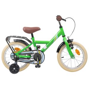 vidaXL Bērnu Velosipēds 12 Collas no 2-4 gadiem Zaļa