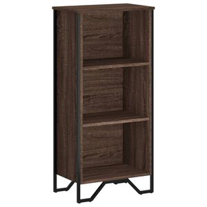vidaXL grāmatplaukts, brūna koka, 50x31x106 cm, inženierijas koks