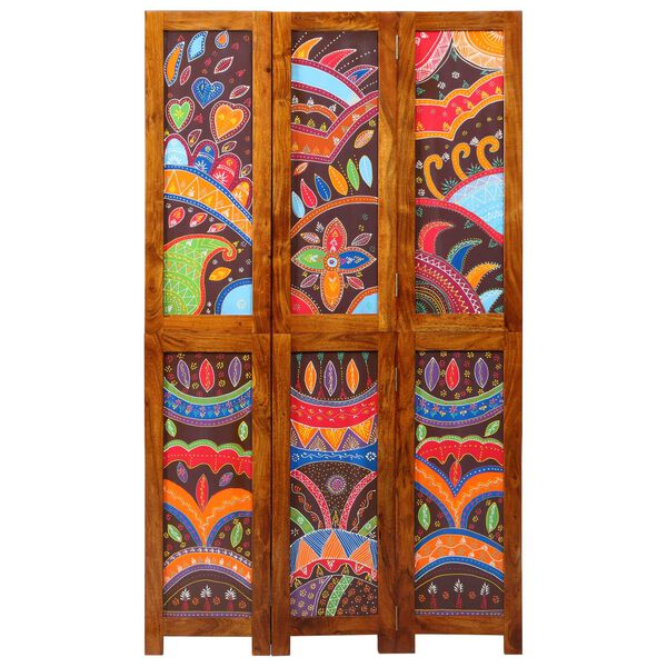 vidaXL Istabas dalītājs Medus brūns 105 x 1,5 x 180 cm