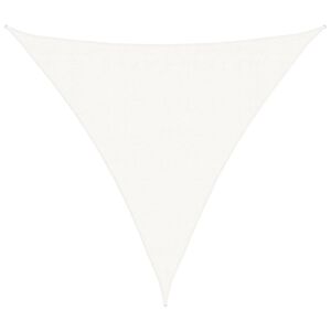 vidaXL saulessargs, HDPE, 3,6x3,6x3,6 m, trīsstūrveida, balts