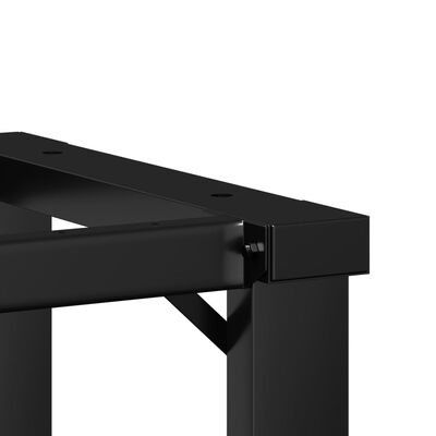 vidaXL kafijas galdiņa kājas, 30x30x33 cm, O-formas rāmis, čuguns