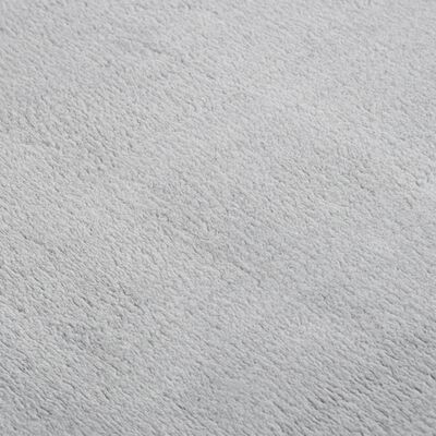 vidaXL paklājs, 160x230 cm, mazgājams, neslīdoša pamatne, pelēks