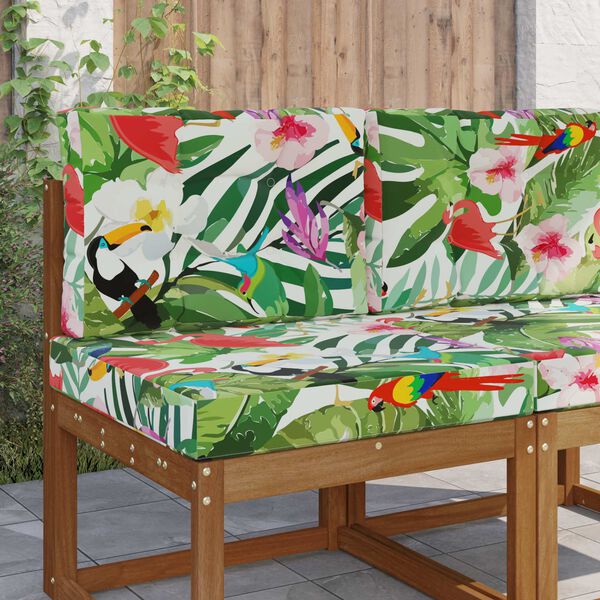 vidaXL Āra dīvāna spilvens 2 pcs krāsains Poliesters