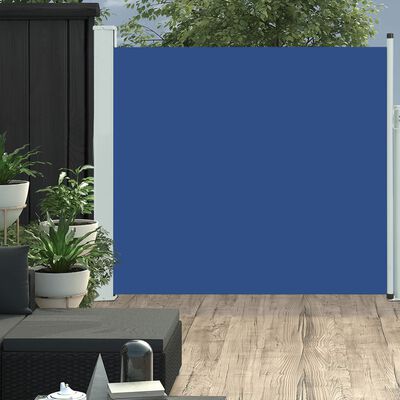 vidaXL izvelkama sānu markīze, zila, 170x300 cm
