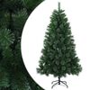 vidaXL Mākslīgā Ziemassvētku eglīte 120 cm PVC un metāls Zaļa