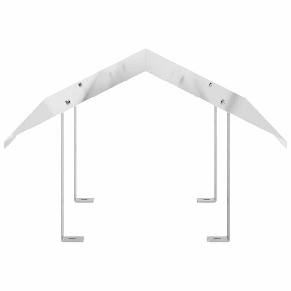 vidaXL Skurstene vāks Sudraba 60 x 60 x 38 cm Nerūsējo&scaron;s tērauds