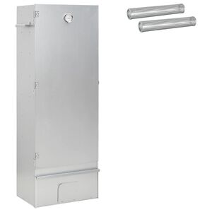 vidaXL Smēķētājs krāsns 3 pcs 44,5 x 29 x 110 cm Cinkots tērauds
