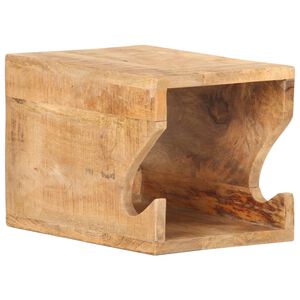 vidaXL sienas velosipēda turētājs, 35x25x25 cm, mango masīvkoks