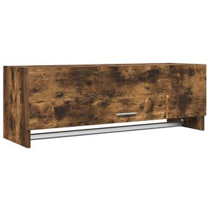 vidaXL skapis, dūmakaina ozola krāsa, 100x32,5x35cm, inženierijas koks