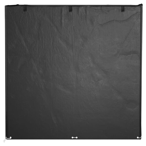 vidaXL &scaron;ūpoļu sola pārsegi, 2 gab., 12 gredzeni, 220x177x220 cm, PE