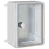 vidaXL Kontroles skapis Pelēka 28 x 13 x 28 cm ABS plastmasa