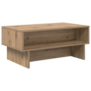 vidaXL Kafijas galdiņ&scaron; Artisānā ozols 80 x 46 x 35 cm