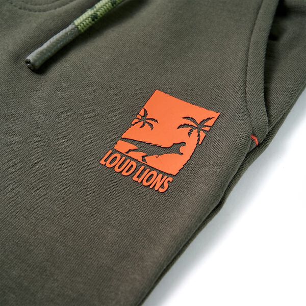 Bērnu &scaron;orti ar aukliņu, tum&scaron;s haki, 92