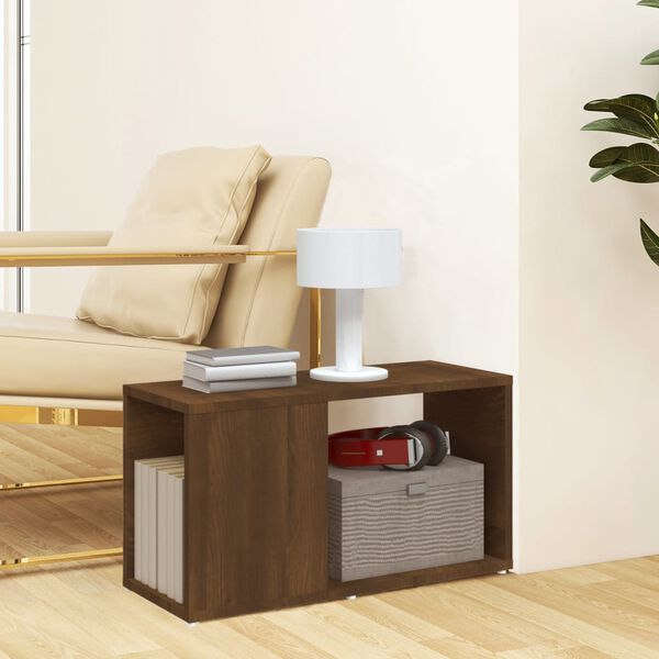 vidaXL TV plaukts, ozolkoka krāsa, 60x24x32 cm, inženierijas koks