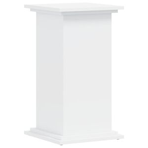 vidaXL Augu statīvs Balts 33 x 33 x 60 cm Inženierijas koks