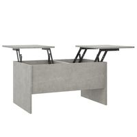 vidaXL kafijas galdiņš, betonpelēks, 80x50x42,5 cm, inženierijas koks