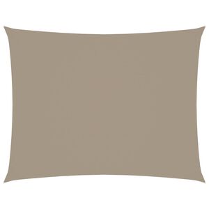 vidaXL saulessargs, taisnstūra, 2,5x3,5 m, pelēkbrūns oksforda audums