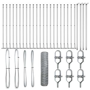 vidaXL Žoga āķis Sudraba