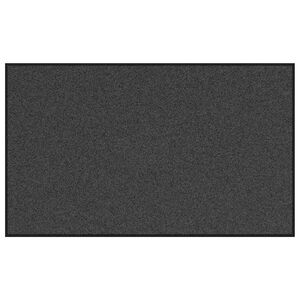 vidaXL Durvju paklājs Cits Antracīts un melns 90 x 150 cm