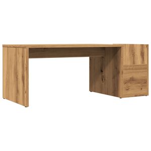vidaXL kafijas galdiņ&scaron;, koka krāsa, 90x45x35 cm, konstruēts koks