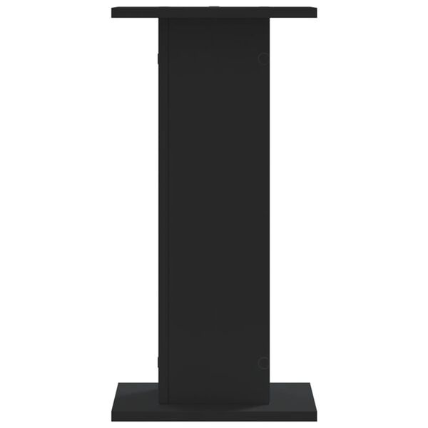 vidaXL augu statīvi, 2 gab., melni, 30x30x60 cm, inženierijas koks